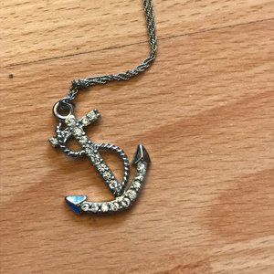 Silver Anchor Necklace